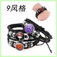 Món Quà Trang Sức Mới Naruto Sasuke Anime Naruto Thời Gian Đá Quý Bện Vòng Tay Handmade DIY Đính Hạt Vòng Tay Bạn Bè Quà Tặng Độc Đáo Kakashi Obito Gaara