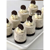 Món Tráng Miệng Pháp Chảy Bánh Nướng Khuôn Silicon Sandwich Hình Trụ Vuông Hình Bầu Dục Mousse Bánh Khuôn