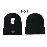 Moncler #5 Mũ len thời trang Mũ len Mũ dệt kim Triều Nam Nữ Mũ giữ ấm Mũ