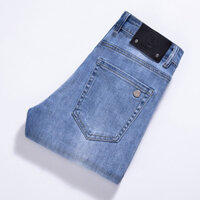 Moncler2563 Quần Jean Nam Slim-fit Quần Jeans Công Sở Co Giãn Quần Nam Cao Cấp