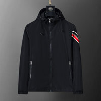 Moncler4025 Áo Khoác Thời Trang Nam Hợp Thời Trang Xuân Thu Phong Cách Châu Âu Ga Nam Phong Cách Mới Áo Khoác Có Mũ Trùm Đầu Áo Khoác Nam