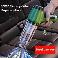 MONDANDI Máy hút bụi ô tô không dây 9000Pa Hút mạnh Tiếng ồn thấp có thể sạc lại Ướt khô Sử dụng Máy hút bụi Mini Máy thổi khí di động