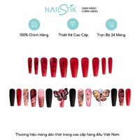 Móng dán NailStik - móng dán thời trang, form vuông - Luxury - NST2LV013DCF