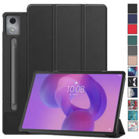 Mỏng Gấp Đứng Da PU Dành Cho Lenovo Idea Tab Pro 12.7 "2025 TB373FU / TB375F Vỏ Nhựa Cứng Mặt Sau