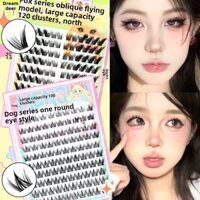 Mộng hươu lông mi giả phân đoạn kiểu  hệ cáo hệ 10 hàng công suất lớn tự nhiên lông mi nữ dày đặc trên gương truyện tranh mắt lông mi giả