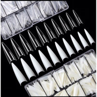 móng tip nhọn đắp bột hàng chuẩn L1