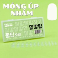 Móng úp nhám Oval của Vic gel hàn quốc siêu dẻo - Hộp 240 móng ốp