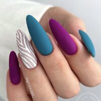 Móng úp thiết kế móng giả sơn gel phối màu mẫu tây châu âu nailbox