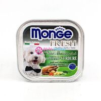 Monge Fresh chunkies with Chiken & Vegetable 100gr - Pate Monge Fresh vị gà và rau củ
