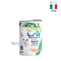 Monge Special Cat Pate mèo lớn vị thịt thỏ và gan