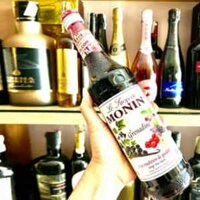 Monin Grenadine Siro lựu chai 700ml (Malaysia) thùng 6 chai