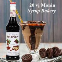 Monin Syrup Bakery Coffee Flavor – Hương Bánh, Cà phê chai 700ml nhập khẩu Pháp