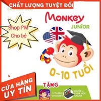 Monkey Junior 1 năm - APP học Tiếng Anh online cho bé từ 0-10 tuổi - 1 năm