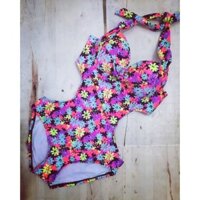 Monokini hoa nhiệt đới