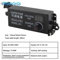 MONQIQI Bộ Chuyển Đổi Nguồn Điện DC 3V -12V 5A