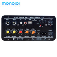 Monqiqi Mạch loa D10 Bluetooth 5.0 hát Karaoke 120w, 12V/24V/220V
