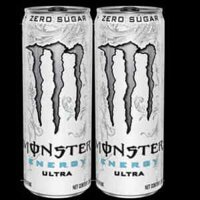 Monster Energy Ultra – Nước tăng lực lon trắng 335ml nhập khẩu Mỹ