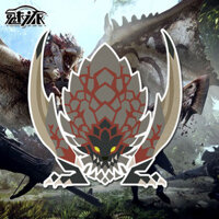 Monster Hunter Thép Rồng Kirin Lửa Rồng Trò Chơi Rồng Phản Quang Xe Miếng Dán Chống Trầy Xước Cửa Xe Thân Miếng Dán Kính Phía Sau Miếng Dán