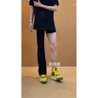 Monster Lab Đen Machete Jeans Nam Slim-fit Quần ống thẳng American High Street vibe Quần Micro-fit 3.1506