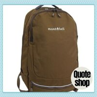 Mont-bell Back Men's Women's Rucksack Rucksack Backpack Nylon Brown Owl Pack 1123888 Mont-bell Compatible with A4[Trực tiếp từ Nhật Bản]