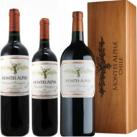 Montes Alpha Cabernet Sauvignon 14% vol chai 750ML – 1.5L- 3L nhập khẩu từ Chile nguyên thùng