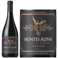 Montes Alpha Special Cuvee Pinot Noir 14.5% vol 750ml x 6 chai nhập khẩu nguyên thùng từ Chile