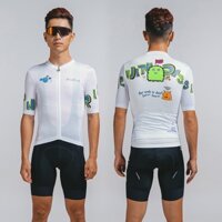 Monton Áo Khoác Đạp Xe Ngắn Tay Họa Tiết Hoạt Hình Thời Trang Xuân Hè Cho Nam