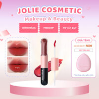 MOOEKISS Son Mooekiss Dual Effect Essence Lip Gloss Hiệu Ứng Tráng Gương 2 Đầu Đa Năng Không Dính Cốc 3ml+3ml