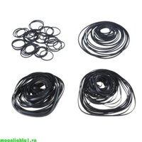 Moom2 Gói 180 Dây Cao Su Các Loại Cho Máy Ghi Băng Cassette Máy Nghe Nhạc Video Và Bộ Thắt Lưng Walkman Kích Thước Hỗn Hợp 1 2 3