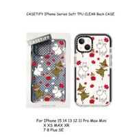 Moomin Dance CASETiFY IPhone Series Mềm TPU Rõ Ràng Ốp Lưng Cho IPhone 16 15 14 13 12 11 Pro MAX 7 8 Plus X XS MAX XR MINI Hộp Quà Tặng Bao Bì