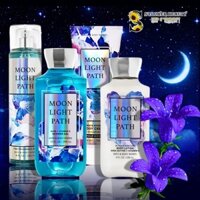 Moonlight Path | Bộ Sản Phẩm Tắm Dưỡng Xịt Thơm Toàn Thân Lưu Hương Mịn Da Bath & Body Works