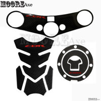 Mooreaxe Cho Xe Honda CBR600RR 2007 2008 2009 2010 2011 2012 2013 2014 2015 2016 3D Gas Nắp Bình Nhiên Liệu Miếng Lót Ba Kẹp Xe Máy Miếng Dán Khí Bao Bộ Decal