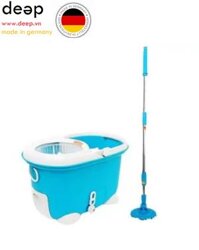 MOP-Q2-1 Bộ Cây Lau Nhà Xoay Tay 360 Độ  (Xanh dương) Deep16 www. yeuhangduc.vn sẵn sàng cho bạn