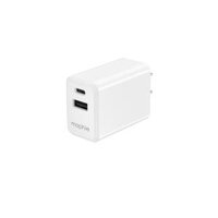 Mophie Essentials Dual 30W PD wall charger (USB-C/USB-A)