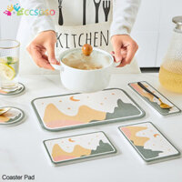 Morandi Phòng Tắm Diatom Bùn Thấm Hút Bồn Rửa Tay Nhanh Khô Và Giặt Pad Để Bàn Tấm Cách Nhiệt