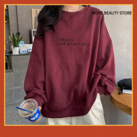 [More Beauty Store] Áo len dài tay mỏng dáng rộng phong cách Hàn Quốc dành cho học sinh