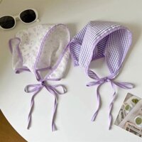 Mori Phong Cách Mục Vụ Phong Cách Hoa Ren-Up Tam Giác Khăn Cho Bé Gái Pháp Khăn Trùm Đầu Đi Biển Kỳ Nghỉ Ảnh Mũ Đội Đầu #TJ0320#
