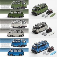 Mortal 1/64 VW Van Volkswagen T3 Bicycle Set Mô Hình Xe Mô Phỏng Quy Mô Nhỏ Hợp Kim Xe Ô Tô Mô Hình Trẻ Em Bé Trai Bộ Sưu Tập Đồ Trang Trí Đồ Chơi Xe Ô Tô Quà Tặng#peetyeee