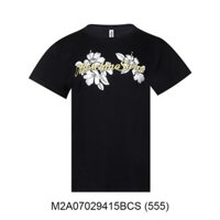 Moschino / Áo thun Cotton ngắn tay in Logo thông thường thời trang mới