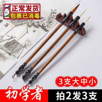 Một Bộ Đầy Đủ Bàn Chải Viết Tóc Sói Lông Cừu Tóc Và Tóc Bàn Chải Nhỏ Bút Mềm Vỏ Nhỏ Người Lớn Học Sinh Tiểu Học Bàn Chải Thư Pháp Người Mới Bắt Đầu