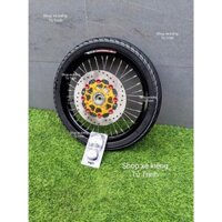 MỘT CÁI BÁNH CĂM XE ĐIỆN ,XE ĐẠP ĐIỆN 14IN NIỀN NHÔM HOẶC NIỀN  SẮT ĐÙM RẮC CĂM MẠ CROM LOẠI 1 , KÈM ĐĨA ,VỎ ,CỤC CANH .