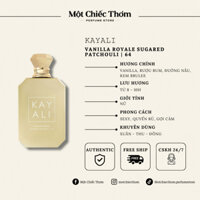 [Một Chiếc Thơm] Nước hoa chiết chính hãng nữ Vanilla Royale Sugared Patchouli | 64 chiết 10/20ml