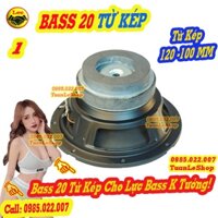 MỘT CỦ LOA BASS 20 TỪ KÉP 120 -100 - LOA BASS RỜI