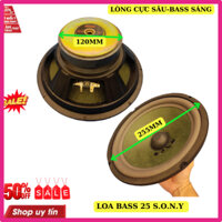 MỘT CỦ LOA BASS 25  HE TỪ 120 - LOA BASS GIÁ RẺ -ĐIỆN TÍN AUDIO