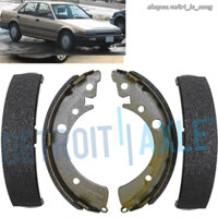 Một đôi má phanh đĩa tang trống đùm xe hơi ô tô Accord đời 86-89 Bộ Bố thắng trước sau Honda cụp 1987 1988 mắt ếch hí