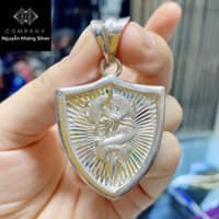 Một số mẫu mặt vòng cổ bạc cho nam, Mặt hình răn, hình chữ cái, h, t