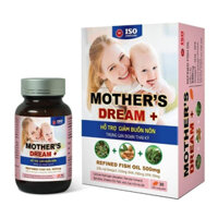 Mother’s Dream + – Hỗ Trợ Giảm Buồn Nôn Trong Giai Đoạn Thai Kỳ (Hộp 30 viên)