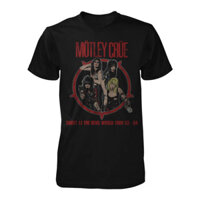 Motley Crue Cd Lgo Shout At The Devil World Tour '83-84 Áo Sơ Mi Chính Thức Nhỏ Mới