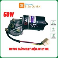 Moto giảm tốc 12v 50w chế máy quay vịt - xe điện