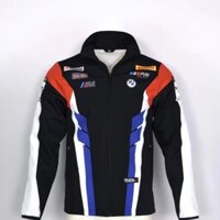 Moto GP Racing Jersey Áo khoác đi xe máy BMW Fleet Edition Dây kéo Off-Road Rider Jersey Nam Nữ Áo khoác ngoài Kích thước Châu Âu Plus Kích thước 2025 Áo khoác
